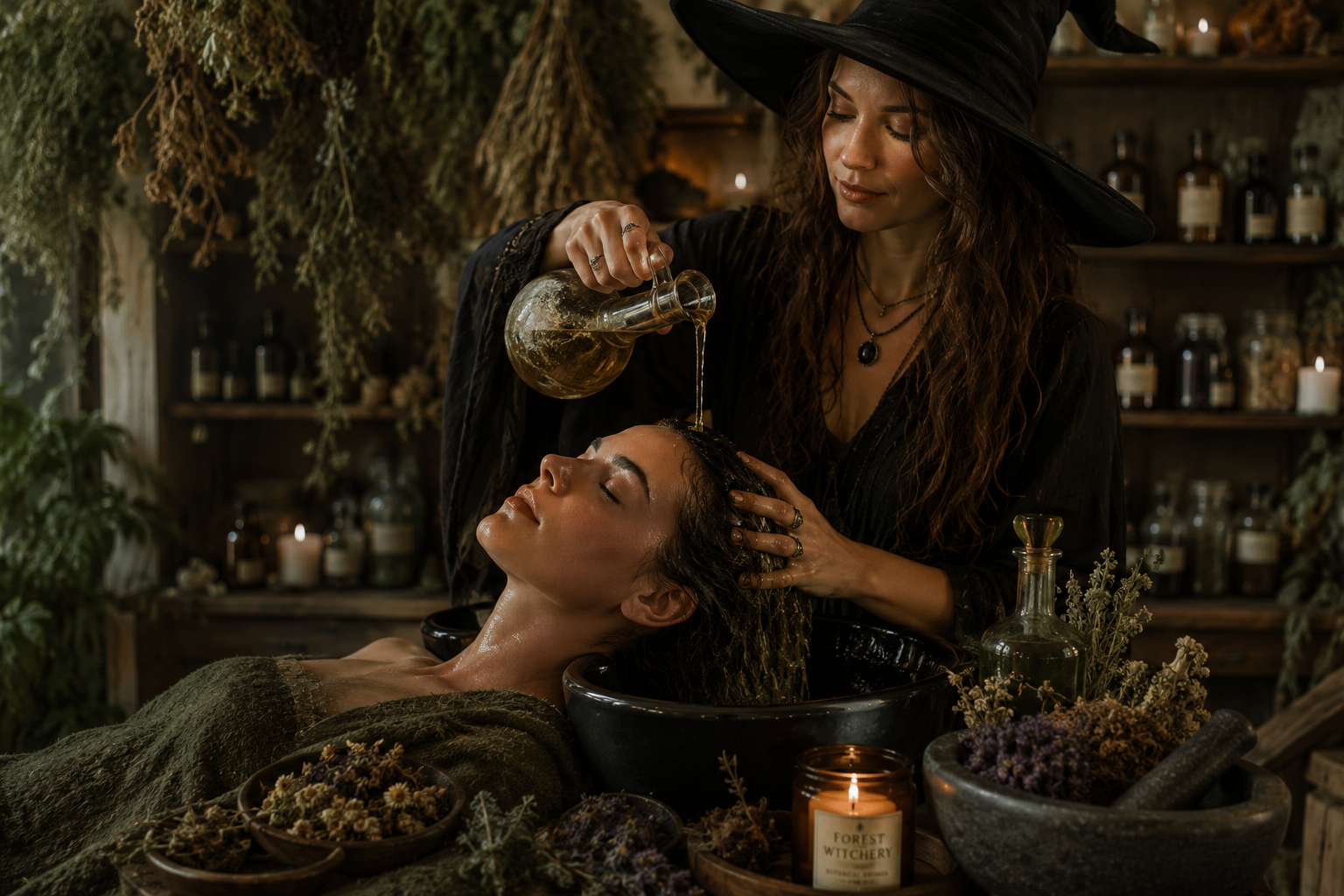 Japanese Head Spa inspired botanical hair ritual