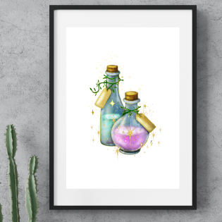 Potions ~ A4 Art Print