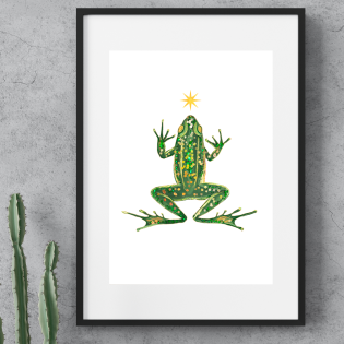 Frog ~ A4 Art Print