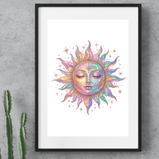 Celestial Sun ~ A4 Art Print