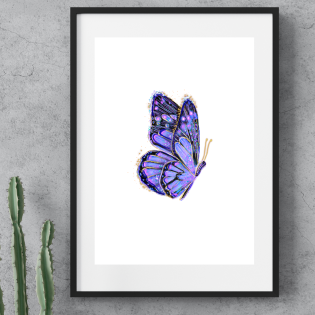 Fly away with me ~ A4 Art Print