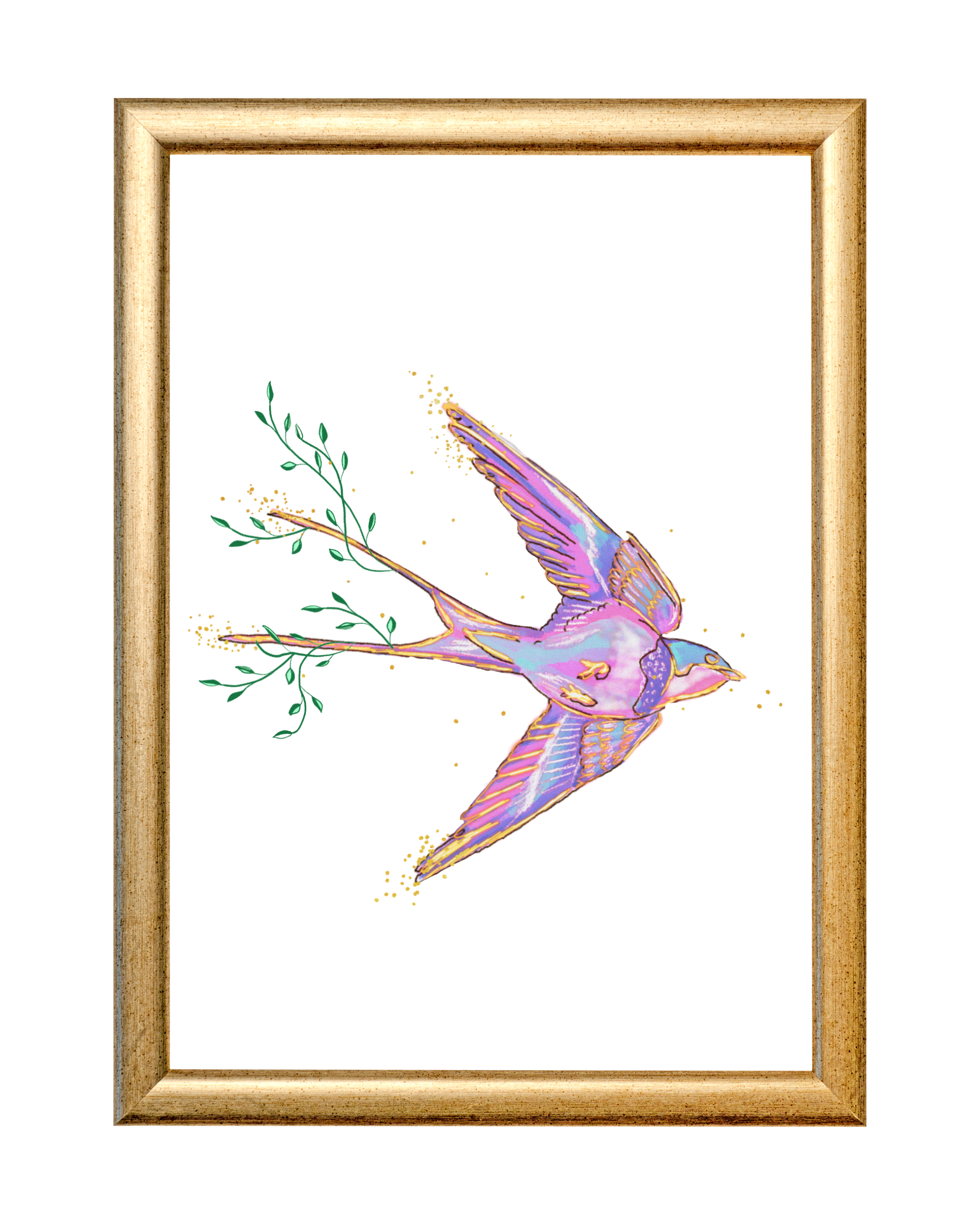 Free as a Bird ~ A4 Art Print - Image 2